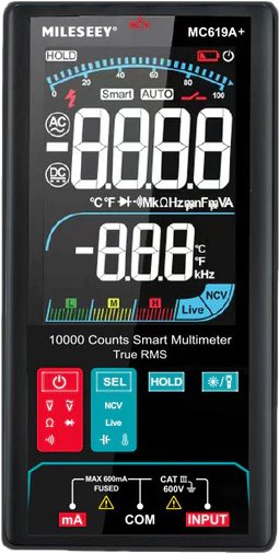 

Мультиметр Mileseey MC619A+