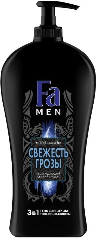 

Fa Гель для душа Men свежесть грозы 3 в 1 750 мл