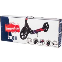 Двухколесный подростковый самокат Ricos Impulse 200H (белый/фиолетовый)