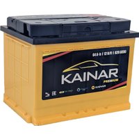 Автомобильный аккумулятор Kainar Premium R+ (64 А·ч) в Мозыре