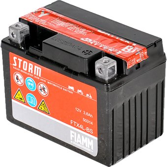 Мотоциклетный аккумулятор FIAMM FTX4L-BS (3.6 А/ч)