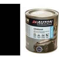 Автомобильная краска Auton алкидная - 601 Черная - банка. 800 мл