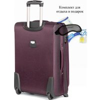 Чемодан 4 ROADS 6161-M 64 см (вишневый)