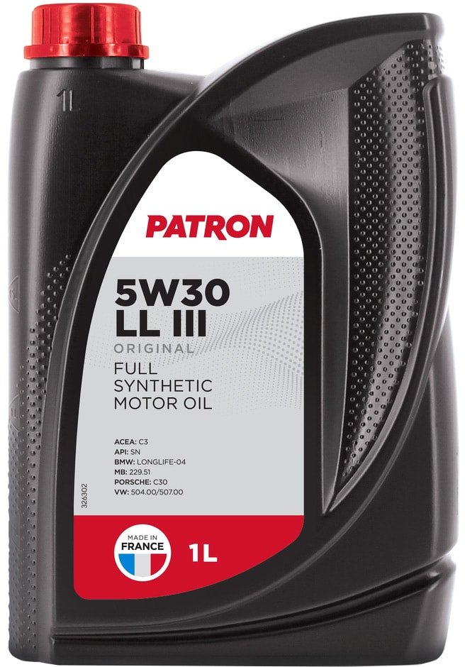 

Моторное масло Patron 5W-30 LL III 1л