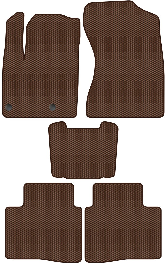 

Комплект ковриков для авто Alicosta Mitsubishi Outlander IV (suv / GNOW) 2022 - Н.В. (коричневый, сота)
