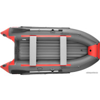 Моторно-гребная лодка Roger Boat Trofey 2900 (без киля, графит/красный)