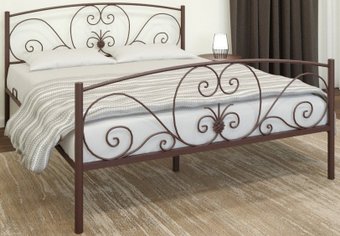 Кровать ИП Князев Нимфея 160x190 (коричневый)