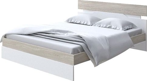 Кровать PROxSON Milton 140x200 (ясень шимо светлый/белый)