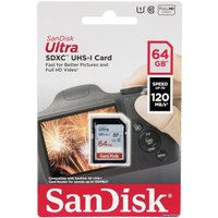 Карта памяти SanDisk Ultra SDXC SDSDUN4-064G-GN6IN 64GB