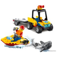 Конструктор LEGO City 60286 Пляжный спасательный вездеход