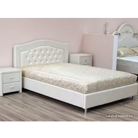 Кровать Королевство Сна Laura 180х200 перламутровая
