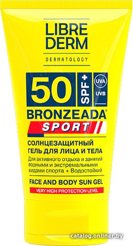 Librederm Bronzeada Sport Для лица и тела SPF50 (150 мл)