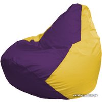 Кресло-мешок Flagman Груша Макси Г2.1-35 (желтый/фиолетовый)