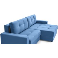 Угловой диван Mio Tesoro Манчестер 292 1.5ек-1.5пф (840 синий)