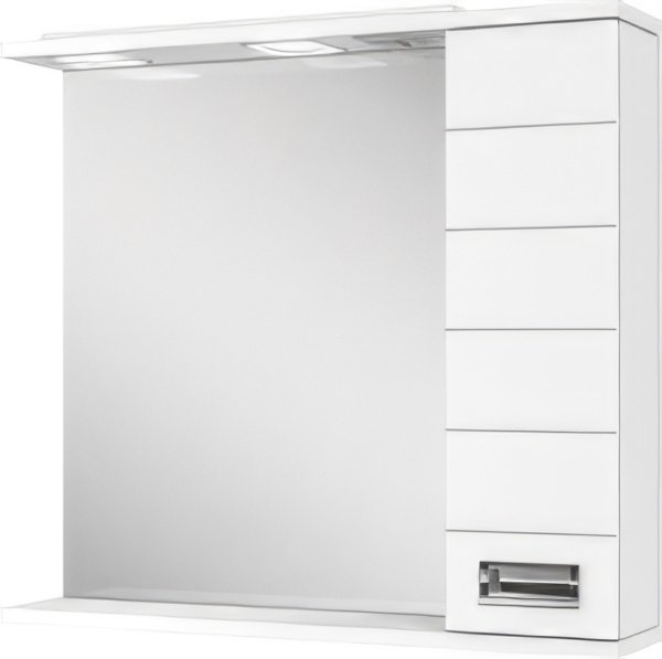 

Домино Шкаф с зеркалом Cube 75 (правый)