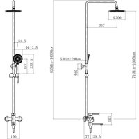 Душевая система  Fashun A52434-17