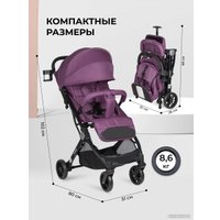 Коляска прогулочная «книга» Farfello Comfy Go Comfort CG-006 (фиолетовый)