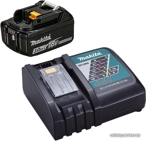Аккумулятор с зарядным устройством Makita BL1830B + DC18RC (18В/3.0 Ah + 7.2-18В)