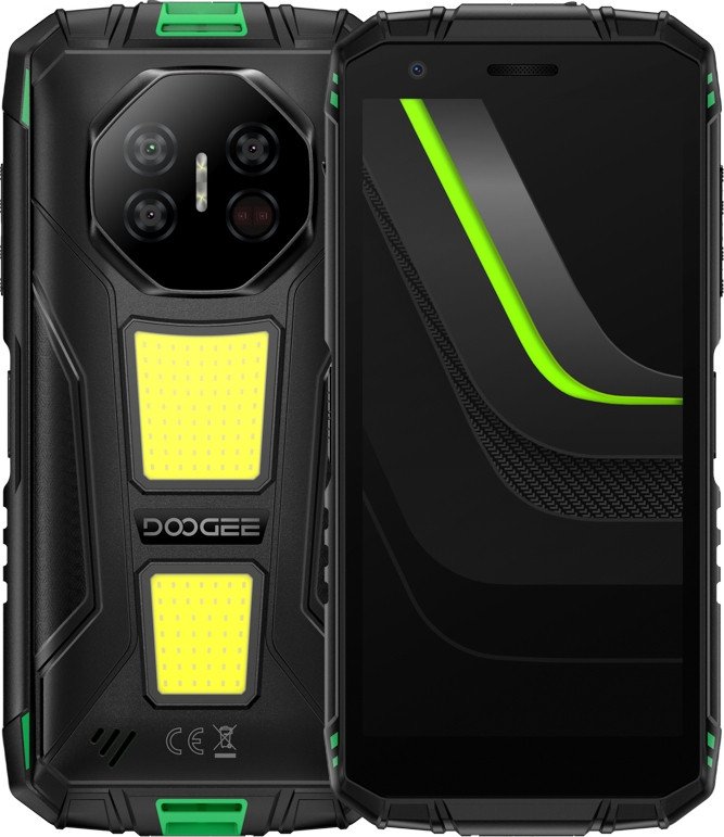 Телефон Doogee Fire 3 Max 8GB/256GB (черный/зеленый)