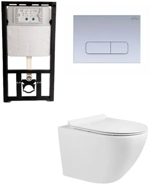 

Унитаз подвесной Milleau Alby 203 MR0425-A5.203 GW/2.02