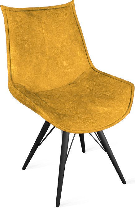 

Стул Трия Тейлор К3 исп.2 (черный муар/микровелюр Wellmart Yellow)