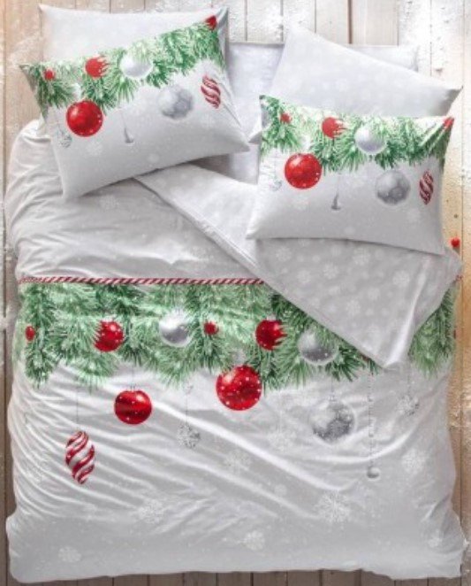 

Постельное белье TAC Snowflake CK 60289115 (V01-зеленый)
