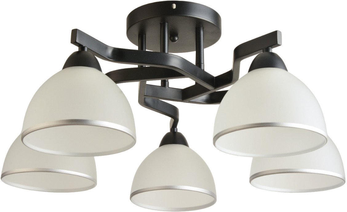 Люстра средней высоты Mirastyle BL-8205/5 BK