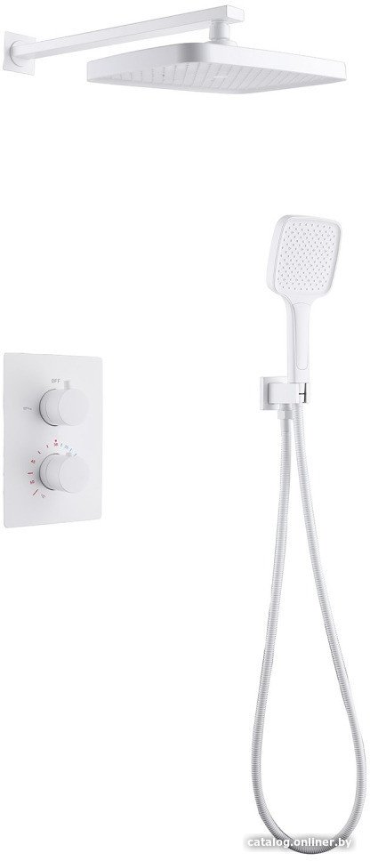 Душевая система  Abber Weiss Insel AF8051W (белый)