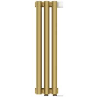 Стальной трубчатый радиатор Сунержа Эстет-00 EU50 500х135 3 секции (матовое золото)