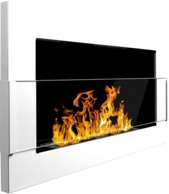 Биокамин BiokominkiGMT 650x400 (белый, со стеклом)