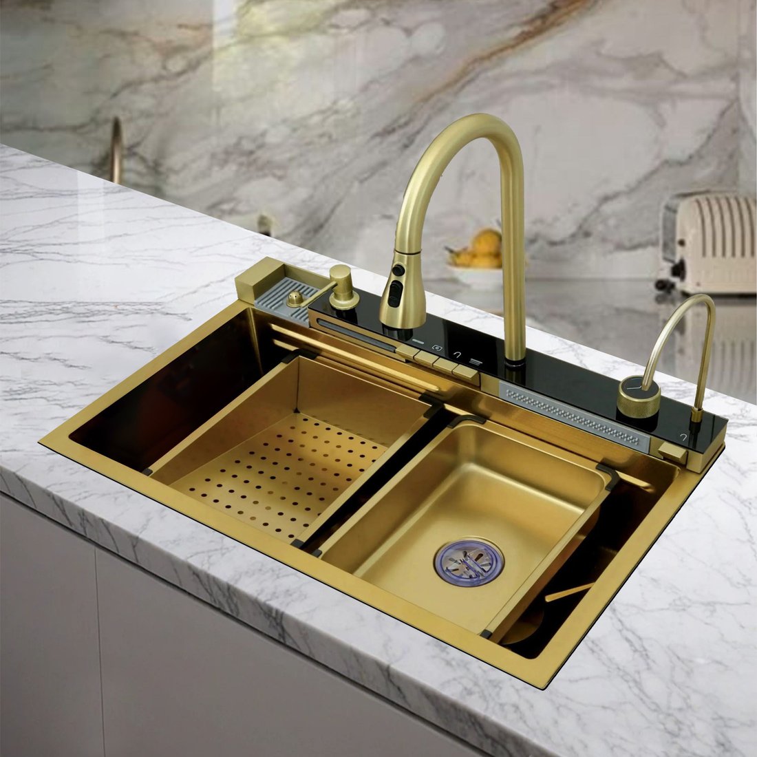 Кухонная мойка Cerruti Spa Gloria II nano gold CT10355 (золотой)