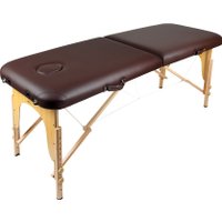 Массажный стол Atlas Sport складной 2-с деревянный 70 см (коричневый)