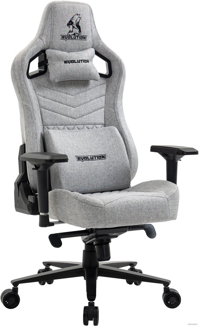 Игровое (геймерское) кресло Evolution Nomad Grey (серый)