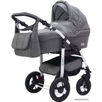 Универсальная коляска Bart-Plast Fenix Prime PCOF (3 в 1, 02 черный джинс)