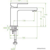 Смеситель Laveo Kvadrato BLQ 022D