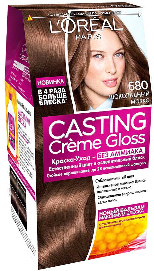

Крем-краска для волос L'Oreal Casting Creme Gloss 680 Шоколадный мокко