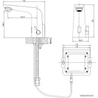 Смеситель Cersanit Sense A63106