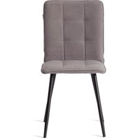 Стул TetChair Bari LT флок (серый/черный)