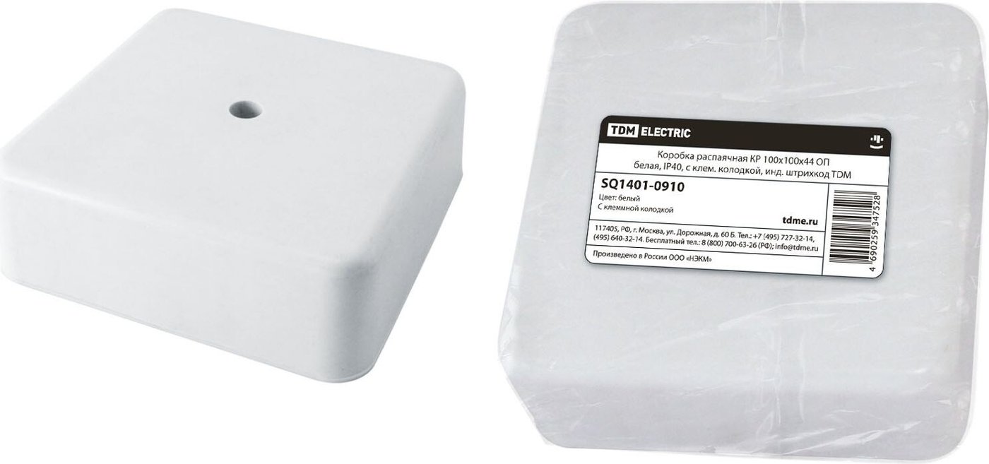 

Накладная коробка TDM Electric SQ1401-0910 (белый)