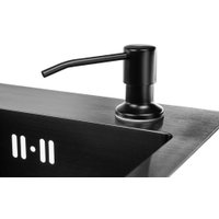 Кухонная мойка Saniteco 5050 PVD (с сифоном, дозатором и коландером)