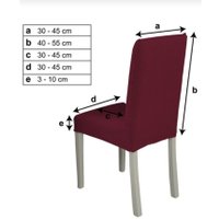 Чехол для стула Si Brano Принт (листики)