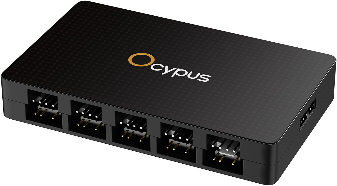 Контроллер скорости и подсветки вентиляторов Ocypus Delta EH10 (черный)