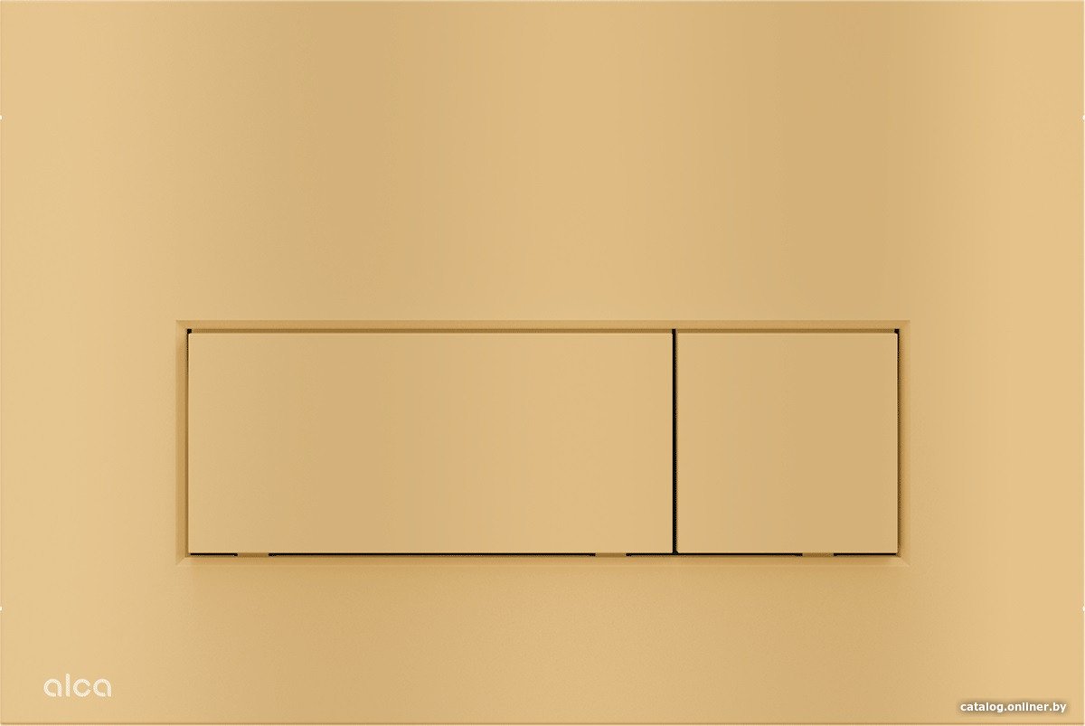 Панель смыва Alcaplast Thin M57-G-M (gold-мат)