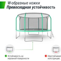 Батут Unix Line Supreme Basic 12 ft (green)