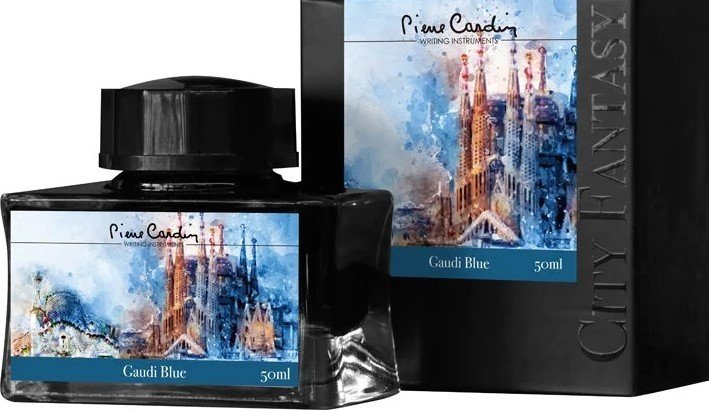 

Чернила для перьевой ручки Pierre Cardin City Fantasy PC332-L4 (50 мл, синий Гауди)