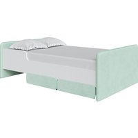 Кровать-трансформер PROxSON Mika 120x190 (белый/Teddy 337 мятный)