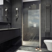 Душевая дверь MaybahGlass 198x60 MGD-453-5 (сатин стекло/хром матовый)