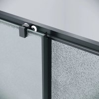 Душевой уголок Grossman Cosmo 110x100x195 120.K33.02.1110.21.02 (черный матовый/стекло шиншилла)