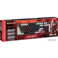 Клавиатура Defender Hawk GK-418 (черный, Outemu Brown)