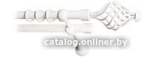 

Карниз для штор Lm Decor Вираж 098 2р гладкий 25/19мм (белое глянец, 3.2м)